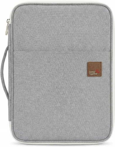 Miniatura 13 de Documento A4 Bolsa Estuche Impermeable Organizador Portafolio Oficina Viaje Cremallera Multi-Función Bolsa 01-azul oscuro