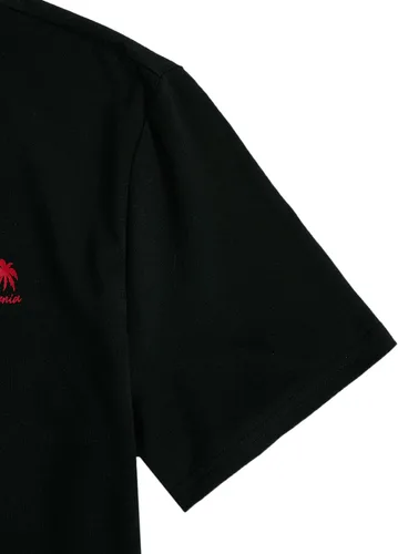 Miniatura 27 de GORGLITTER Conjunto de 2 piezas de camiseta gráfica de manga corta para hombre, estampado hawaiano con cordón y pantalones cortos