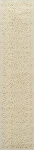 MARTHA STEWART x SAFAVIEH - Alfombra de lana y seda Dune MSR5342A de 2 pies 3 pulgadas x 10 pies