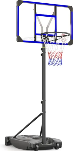 Miniatura 8 de Yohood Kids Basketball Hoop Outdoor 4.82-8.53ft Adjustable, Portable Basketball Hoops & Goals for Kids/Teenagers/Youth in Backyard/Driveway/Indoor