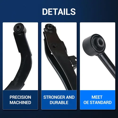 Miniatura 5 de Autoround Kit de Brazo de Control Trasero Compatible con Jeep Compass Patriot 2007-2017, Dodge Caliber 2007-2012, Suspensión 6 piezas - 2 Brazos