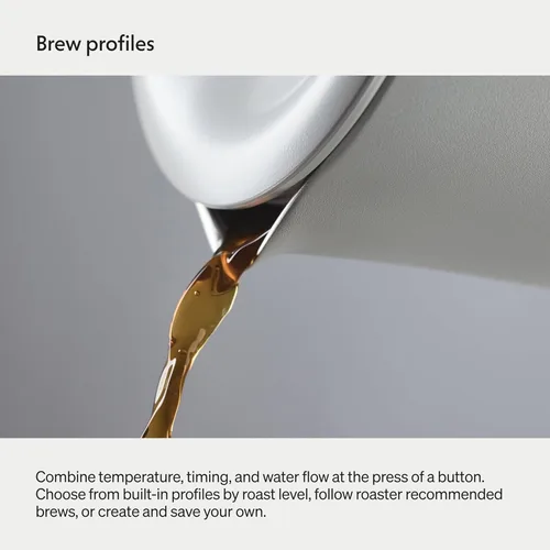 Miniatura 7 de Fellow Aiden - Cafetera de precisión – Jarra térmica de 10 tazas, guía de preparación integrada, programación, tanque de agua extraíble, negro mate