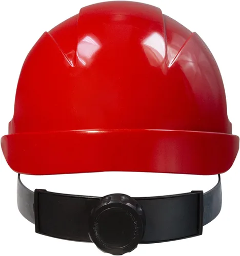 Miniatura 3 de JORESTECH Casco de Seguridad Duro Naranja de HDPE Estilo Gorra Casco con Suspensión de Trinquete Ajustable de 4 Puntos para Trabajo, Hogar y Rojo