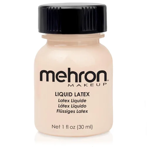 Miniatura 16 de Mehron - Látex líquido para maquillaje Maquillaje SFX Halloween Pegamento de látex para la piel Pegamento para prótesis 9 fl oz (266 ml)