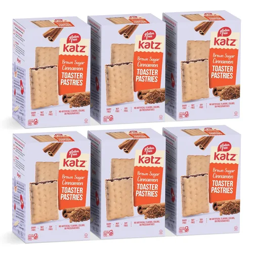 Miniatura 8 de Katz Gluten Free Pasteles tostadores de canela sin escarchar. Bocadillos escolares. Libre de lácteos, cacahuetes, nueces de árbol y sésamo, sin