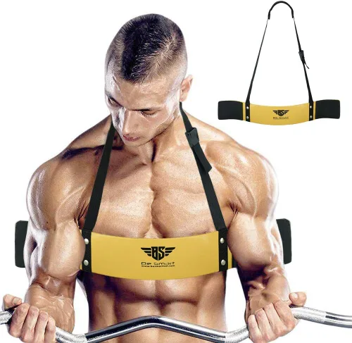 Miniatura 11 de Be Smart - Pistola de brazo para bíceps y tríceps, pesas y rizos, muscular, aislador de bíceps para brazos grandes, culturismo y levantamiento