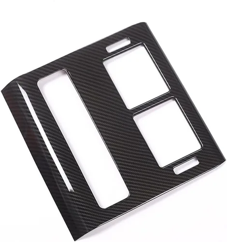 Miniatura 7 de Para Range Rover Sport 2014-2018, cubierta de ventilación de aire acondicionado de fila trasera de plástico ABS estilo fibra de carbono