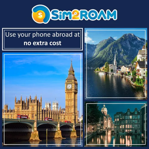 Miniatura 5 de SIM2ROAM Europe Data SIM Card prepago 6GB 30 días 5G/4G/LTD datos de alta velocidad - Francia, Reino Unido, Alemania, Italia, España, Irlanda