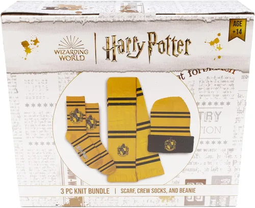 Miniatura 8 de Culture Fly Harry Potter - Juego de regalo de 3 piezas con bufanda y gorro