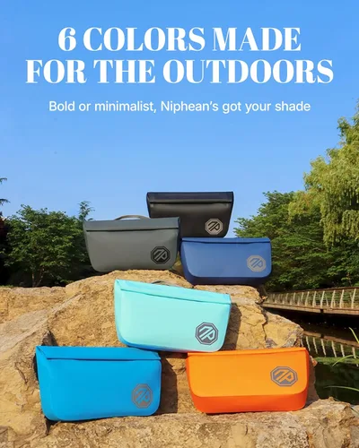 Miniatura 8 de niphean Riñonera impermeable IPX7 con cierre magnético con una sola mano, bolsa seca impermeable duradera, para kayak, remo, artículos esenciales