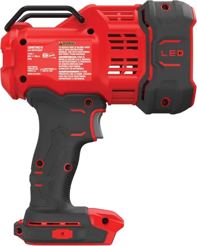 Miniatura 4 de CRAFTSMAN Luz de trabajo LED V20, linterna de foco, 2500 lúmenes, focos recargables de mano, inalámbrico, solo herramienta (CMCL060B)
