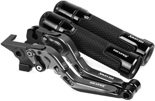 Motocicleta para Y&AMAHA XMAX300 Todos los años Frenos de motocicleta Barra de acoplamiento Palancas de freno de mano freno embrague manillar Negro1