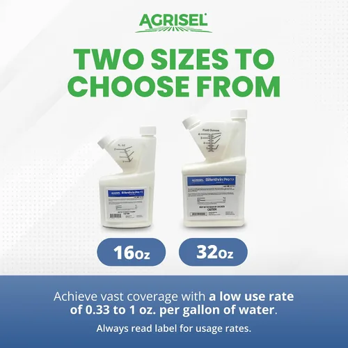 Miniatura 6 de Agrisel Bifenthrin Pro 7.9, Control de Insectos, Seguro para Plantas y Cultivos, Insecticida, Eficaz Contra Más de 125 Insectos, Incluye Paquete