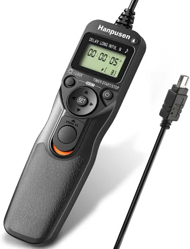 Miniatura 9 de HANPUSEN Temporizador Intervalómetro de liberación de obturador remoto para Canon EOS R5, 10D, EOS 6D Mark II, 1D X Mark III, 1D X Mark II, 1D X, 1D