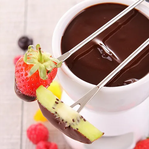 Miniatura 4 de Tenedor de comida de frutas Tenedor de fondue de acero inoxidable Tenedor de postre Tenedor de acero inoxidable