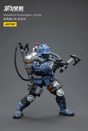 Miniatura 2 de Pipigirl Figuras de acción de soldado 1/18, kits de modelos de soldado de carroñeros de tierras baldíos de 4 pulgadas