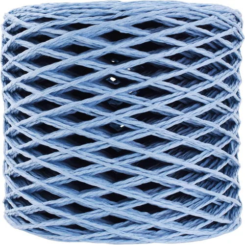 Miniatura 23 de Mandala Crafts Aqua Raffia - Hilo de rafia para envolver regalos, cinta de rafia de papel natural de 200 yardas para ganchillo, manualidades
