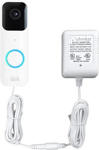 Miniatura 4 de Fuente de alimentación para timbre de video – Compatible con Blink Smart Wi-Fi Video Doorbell – No requiere cableado existente – Transformador, Negro