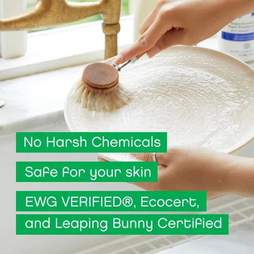 Miniatura 6 de AspenClean Jabón para platos y recambio Eucalipto y romero Jabón detergente líquido para lavavajillas No tóxico 100% natural verificado