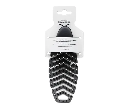 Miniatura 4 de Phillips Brush Traveler - Cepillo de pelo de tamaño monedero de viaje, cepillo flexible ventilado, punta de cuentas, cerdas de nailon