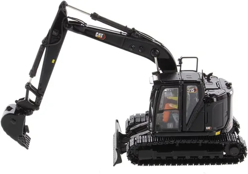 Miniatura 4 de Diecast Masters - Excavadora Cat 315 a escala 1:50, acabado negro especial, serie High Line de Diecast Masters - 85957BK