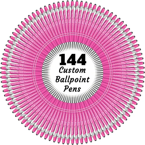 Miniatura 78 de 12 bolígrafos personalizados a granel, bolígrafos personalizados con grabado personalizado con nombre o texto, regalo ideal de aniversario