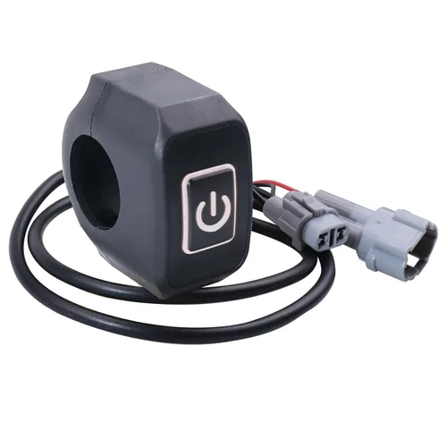 Miniatura 9 de Interruptor de manillar de motocicleta impermeable de 7/8 ″ con luz indicadora, interruptor de botón de 3, luz antiniebla ON/OFF