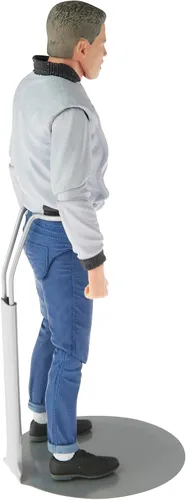 Miniatura 5 de Plymor DSP-4125S - Soporte ajustable plateado para muñecas, se adapta a muñecas de cintura delgada de 7, 7.5, 8, 8.5 y 9 pulgadas o figuras