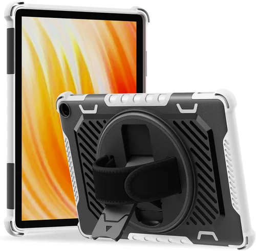 Miniatura 8 de ROISKIN Funda para Tablet Fire HD 10 de 2023 con soporte de patada de 360 y correa de mano