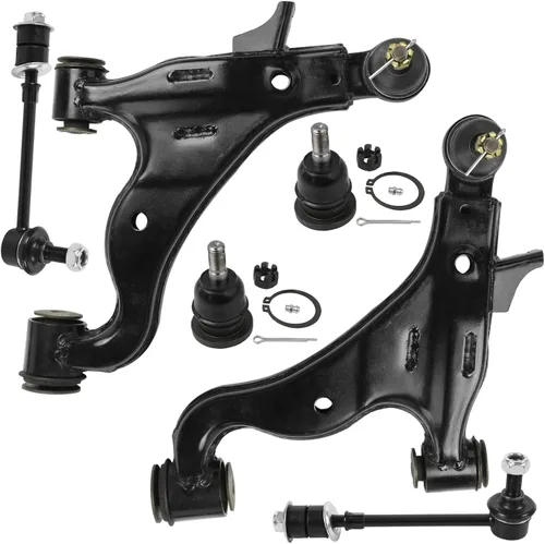 Miniatura 166 de Detroit Axle - Kit de extremo delantero para Chrysler 300 Dodge Charger Challenger 2011-2023, 2 brazos de control inferiores traseros 2 varillas