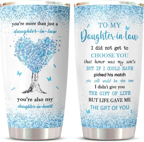 Miniatura 9 de Regalos para Hija de Mamá, Taza de Regalo para Hija 20oz, Regalos para Hijas de Madre, Regalo de Graduación, Navidad, Cumpleaños para Hija de Mamá