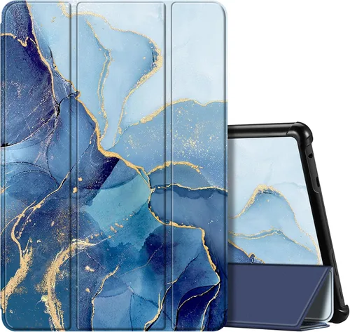 Miniatura 13 de Fintie Funda delgada para tableta Fire HD 10 (13ª generación, versión 2023) – Funda rígida de triple pliegue ligera con función de encendido