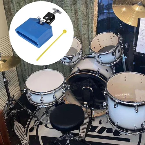 Miniatura 7 de Yibuy Bloque plástico azul del atasco de la percusión del bloque de los instrumentos de la percusión