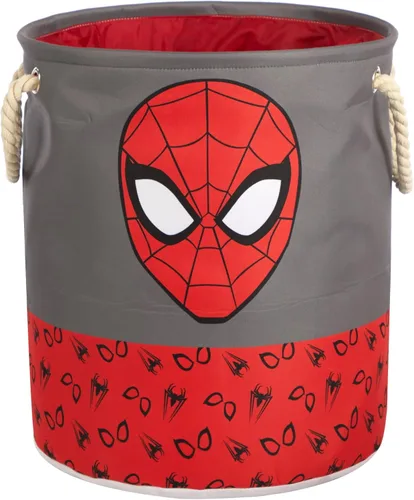 Miniatura 2 de Marvel Spiderman - Juego de cestas de almacenamiento de juguetes de 3 piezas, cubos de tela anidables con asas de cuerda, organizador de varios