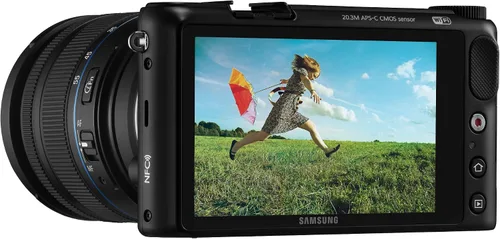 Miniatura 4 de Samsung NX2000 20.3MP CMOS Smart WiFi Cámara digital sin espejo con lente de 0.787-1.969 in y pantalla táctil LCD de 3.7 pulgadas (negro)