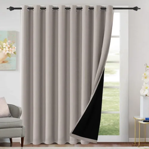 Miniatura 33 de H.VERSAILTEX Cortinas 100% de opacidad para dormitorio, con aislamiento térmico, cortinas opacas completas para sala de estar, cortinas de ventana