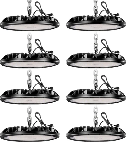 Miniatura 24 de 100W 10000LM UFO LED High Bay Light Luz LED Super Brillante ED High Bay Shop Luz blanca 6500K Luz de día, iluminación comercial de alta bahía