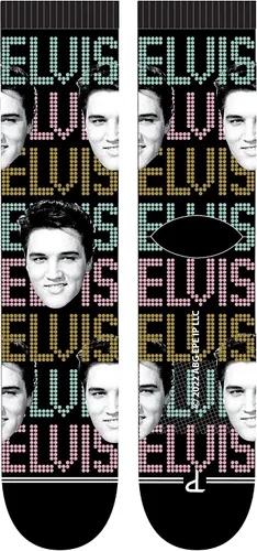 Miniatura 6 de PERRI'S SOCKS - Calcetines Elvis Crew con licencia oficial de Rock Band, calcetines divertidos suaves y transpirables para hombres y mujeres
