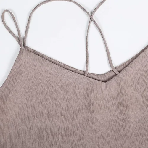 Miniatura 6 de Van Royal Camisola para mujer, con cuello en V, elegante, de gasa, para mujer