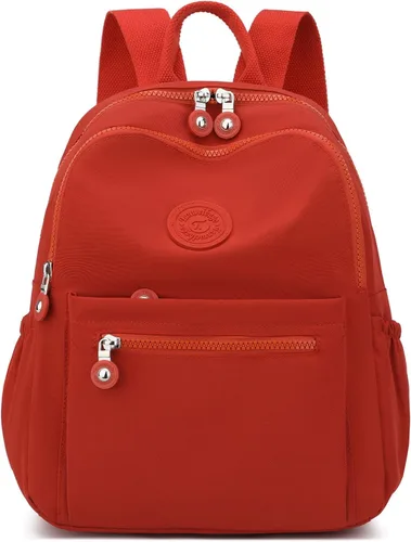 Miniatura 33 de Tanweibago Mini mochilas de nailon para mujer, mochilas pequeñas de 11L para mujer, mochila ligera casual para mujer, mochila de viaje de compras
