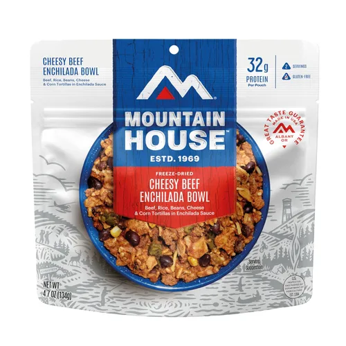 Miniatura 15 de Mountain House Lasaña de carne Alimentos liofilizados para acampar, 4 porciones, vida útil de 30 años, paquete de 2