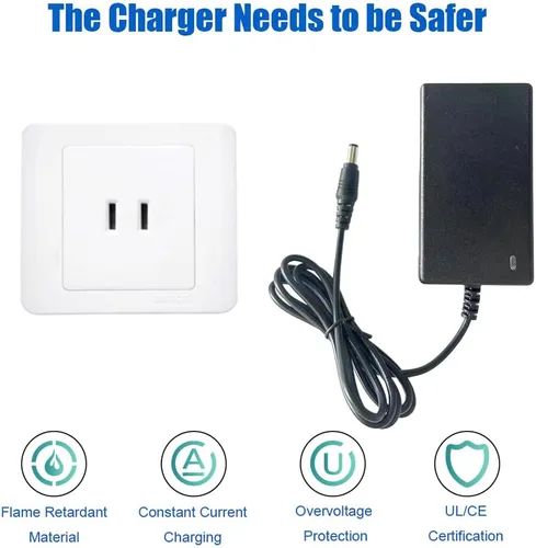 Miniatura 5 de Cargador de batería de 24 V 1.5 A para ruedas eléctricas, juguetes para niños, cargador de batería de automóvil, cargador de 24 voltios 15000 mA