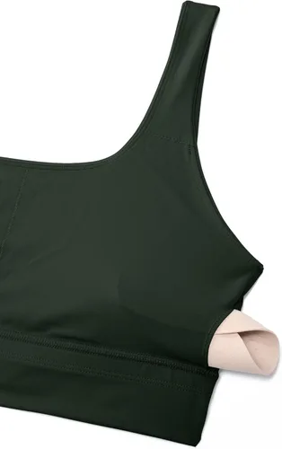 Miniatura 102 de CRZ YOGA Butterluxe - Brasier deportivo con espalda en U para mujer, cuello redondo, acolchado, de bajo impacto, para yoga, entrenamiento