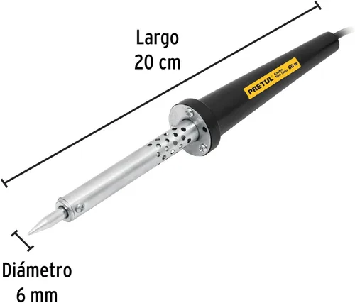 Miniatura 3 de Soldador tipo lápiz 60 vatios sin accesorios, Pretul