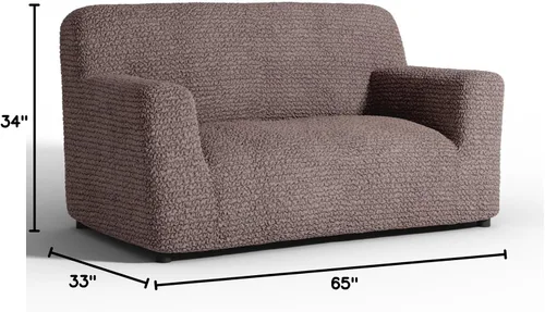 Miniatura 10 de PAULATO BY GA.I.CO. Funda para sillón, sofá, desmontable, para muebles, elástica, de doble vista, colección Microfibra Marsala