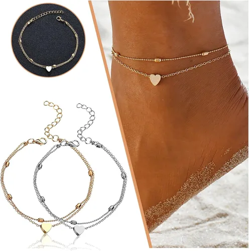Miniatura 2 de Brazaletes ajustables de moda para mujer pulsera para mujer dije para mujer joyería de diseño 2 piezas pulseras ajustables para parejas joyería