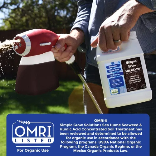 Miniatura 2 de Mezcla Orgánica de Ácido Húmico de Súper Algas Marinas - Algas Marinas Líquidas para Césped y Plantas - Hume del Suelo - Simple Grow Solutions