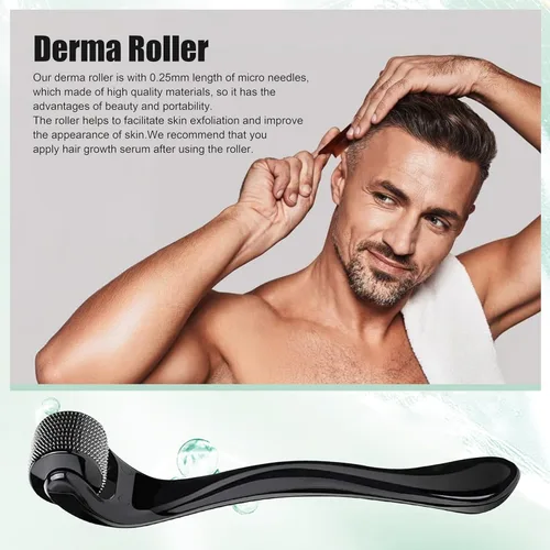 Miniatura 6 de Suero para el crecimiento del cabello y la barba de minoxidil al 5 %, extractos naturales, biotina y cafeína, promueve un crecimiento más fuerte