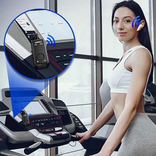 Miniatura 8 de Adaptador Bluetooth de avión para auriculares auriculares: transmisor inalámbrico adaptador de vuelo dongle para viajes de avión aerolínea