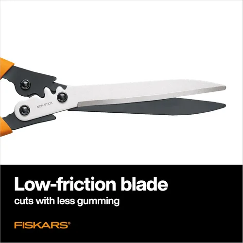 Miniatura 7 de Fiskars Tijeras de setos de 23 pulgadas, cortasetos con tecnología PowerGear2 que multiplica la potencia para menos esfuerzo, tijeras de jardín